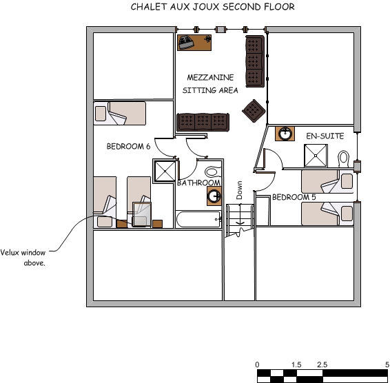 Chalet Aux Joux Morzine Floor Plan 1